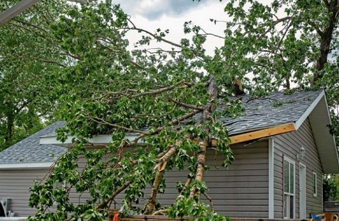 storm damaged property